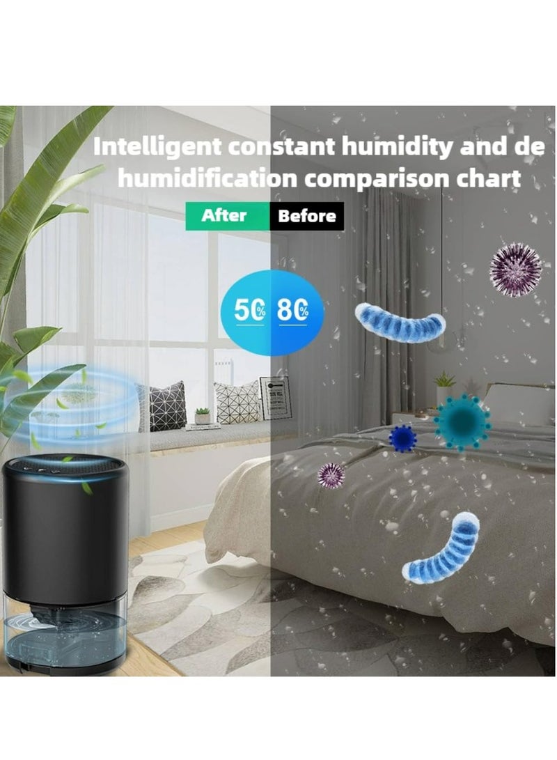 Bukela Dehumidifier 35 OZ Small Dehumidifiers for Bedroom (280 sq. ft) Bathroom Kitchen Closet Quiet with Auto Shut Off (White) - Image 2