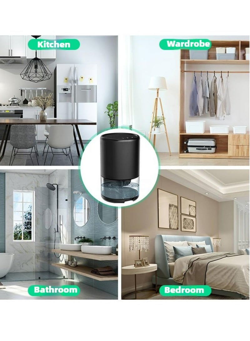 Bukela Dehumidifier 35 OZ Small Dehumidifiers for Bedroom (280 sq. ft) Bathroom Kitchen Closet Quiet with Auto Shut Off (White) - Image 3