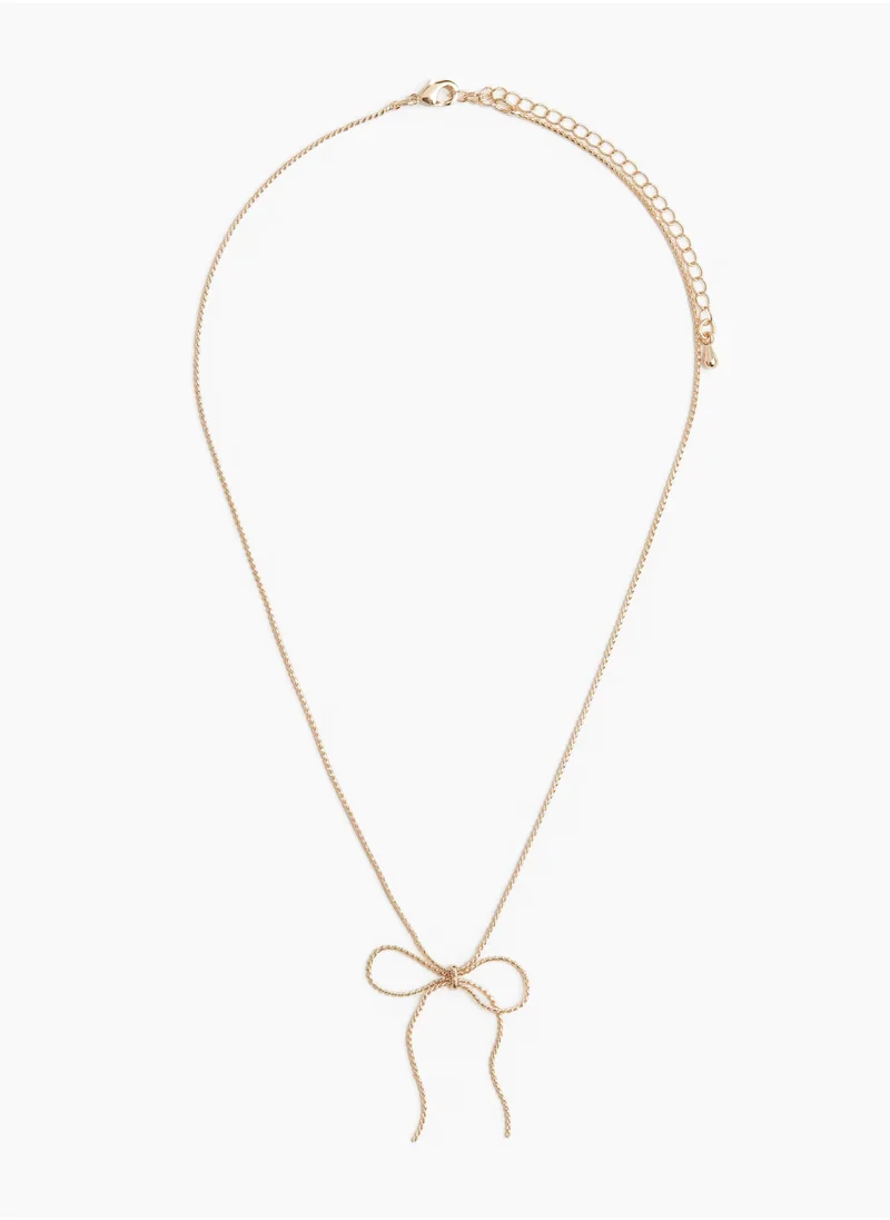 H&M Bow-Decorated Necklace