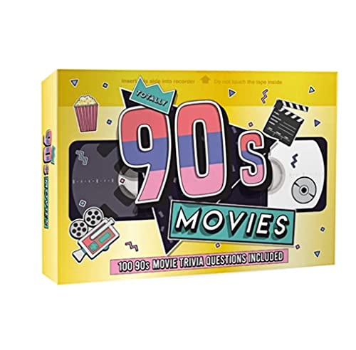 Gift Republic Totally 90s Movie Trivia 100 Cards Questions Game - Image 1