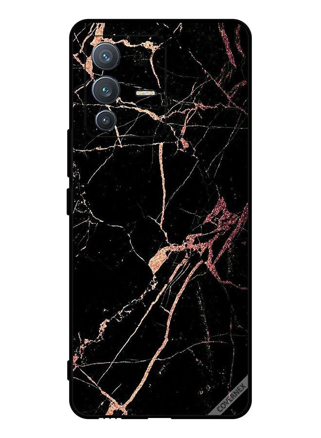 Covernex Protective Case Cover For vivo S12 Pro Racked Marble Pattern - Image 1