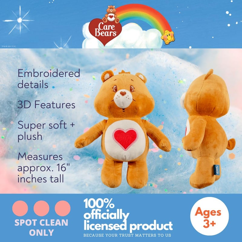 Franco Collectibles Care Bears Tenderheart Bedding Super Soft Plush Decorative Throw Pillow  (Officially Licensed Product) - Image 3