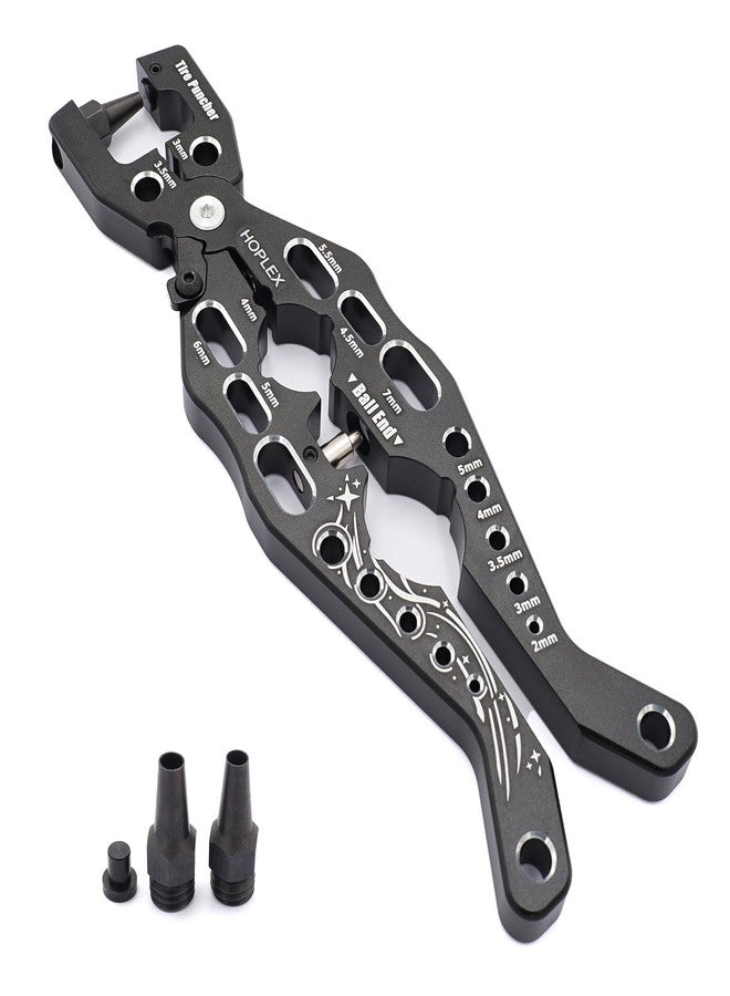 HOPLEX RC Shock Absorber Pliers Multi-Function Tire Punch Shock Absorber Pliers Clamp Pull Rod Ball Head Pliers for 1/24 1/12 1/10 1/8 Traxxas Arrma RC Cars Trucks Rock Crawlers - Image 1