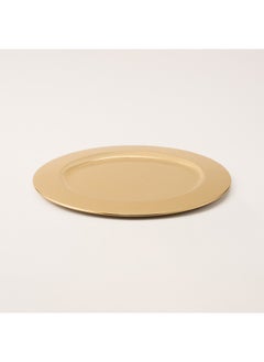 La Mesa Oulfa gold metal charger plate  - Image 3