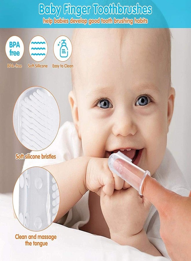 ODMART 10 in 1 Luxury Manicure Grooming Kit for New Born Baby, Portable Infants Care Baby Grooming Kit Kids Care Accessories Set, Baby Health Care, Nail Clipper, Hair Comb Brush, Nose Cleaner Safety for Toddler Infant Nursing Grooming (Colour-Blue). - Image 4