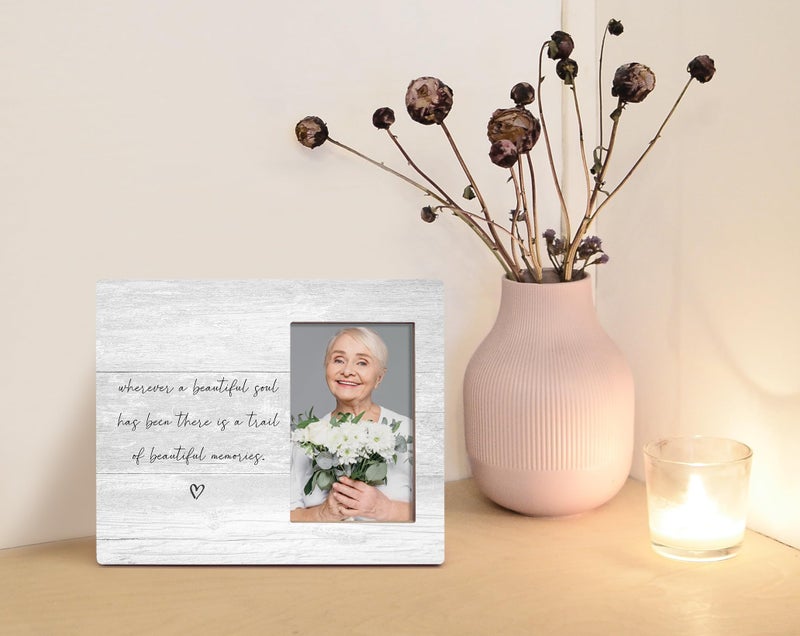 Orchroma Bereavement Gift Ideas Picture Frame Sympathy Gift Wall Tabletop Picture Frames Sorry for Your Loss Gifts for Family Friend 8x10 Picture Frame - Image 3