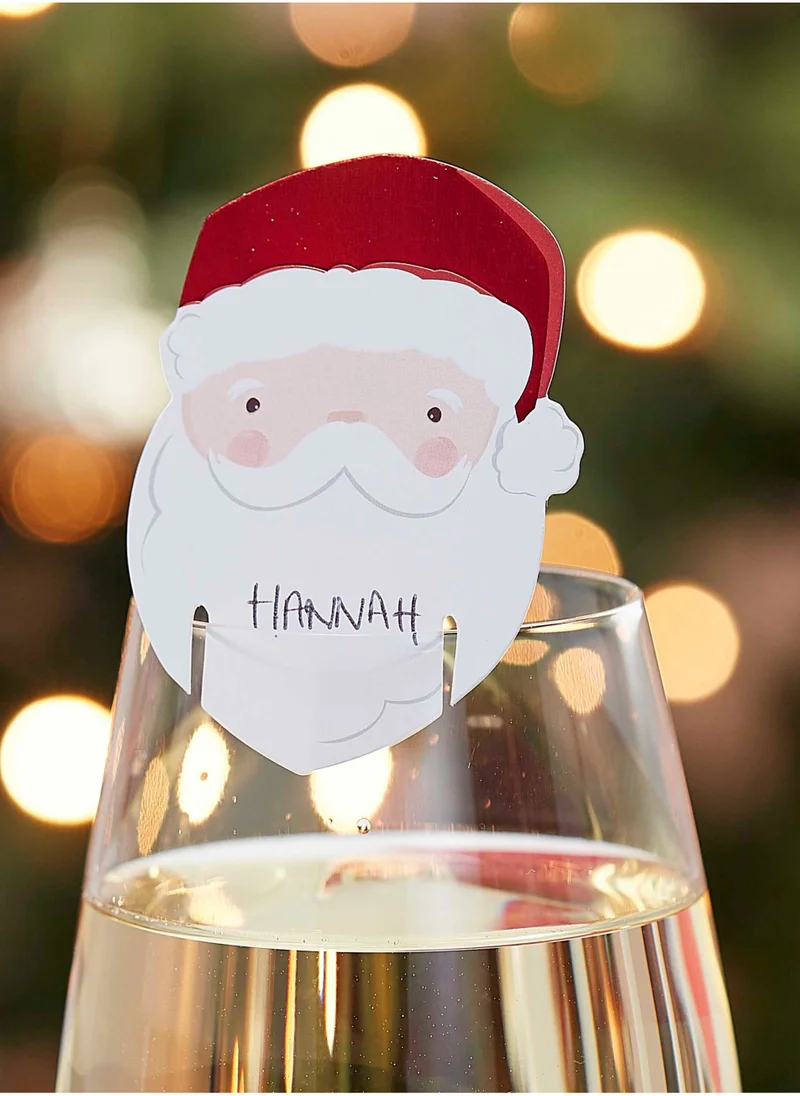 Ginger Ray Drink Toppers - Santa 12 pack
