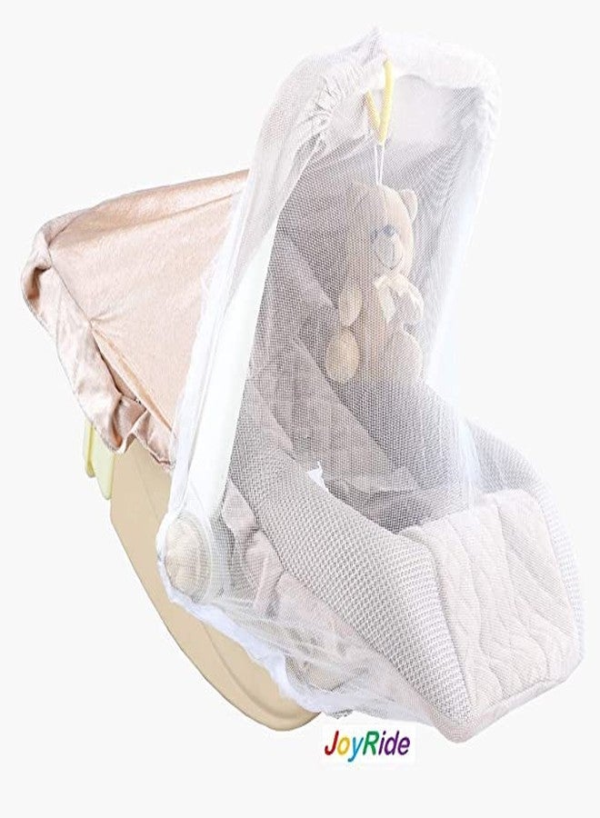 JoyRide Picaboo Baby Carry Cot, 12 in 1 Multi Purpose Kids Feeding Carry Cot, Infant Car Seat, Rocker for Infant Babies of 0 to 15 Months with Mosquito Net, Storage Box - Image 5