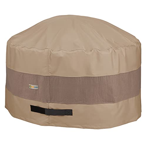 Duck Covers DUCKCOVERS Elegant Waterproof 50 Inch Round Fire Pit Cover, Outdoor Firepit Cover - Image 1