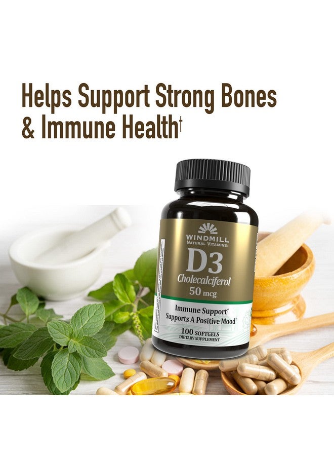 WINDMILL Vit D 2000 Iu Softgels Wmill 100 - Image 4