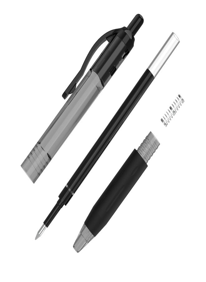 EYEYE G-103 Retractable Gel Pens Black 0.5mm, 25 Pack Extra Fine Point Gel Ink Pens Quick Drying, 0.5 mm Fine Piont Ballpoint Pen Smooth Writing for Office School Supplies - Image 4