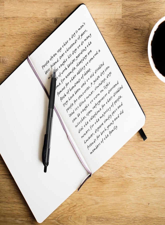 EYEYE G-103 Retractable Gel Pens Black 0.5mm, 25 Pack Extra Fine Point Gel Ink Pens Quick Drying, 0.5 mm Fine Piont Ballpoint Pen Smooth Writing for Office School Supplies - Image 5