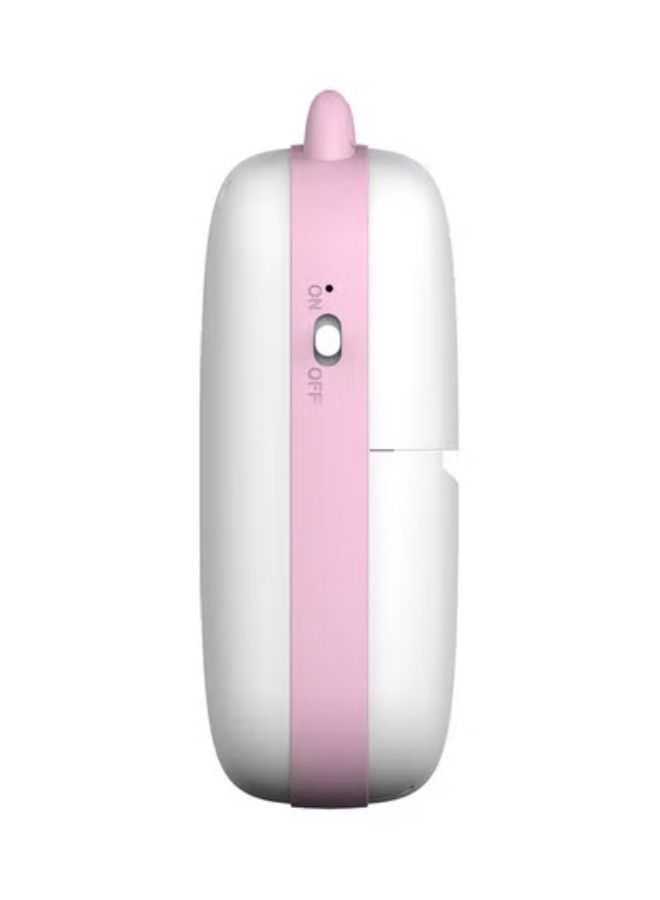 ACLIX Mini Portable Thermal Printer with 1 Roll Paper Pink/White - Image 4