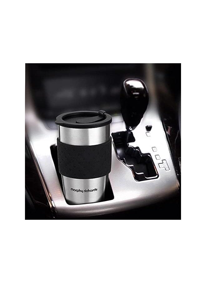 morphy richards - Richards Coffee On The Go Filter Coffee Machine 162740 Black And Brushed Stainless Steel Coffee Maker, Black Brushed Steel - Image 1