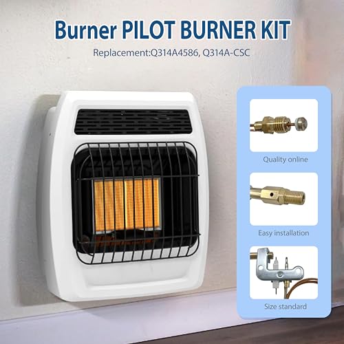 ActyGo Replacement Vent Free Propane Gas Wall Heaters Pilot ODS 120630-02 fits Vanguard Comfort Flame Glo-Warm Cozy Heat Kozy World Pro Com Desa International etc - Image 5