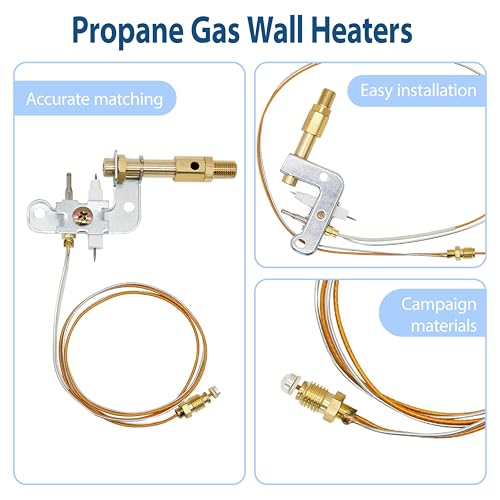 ActyGo Replacement Vent Free Propane Gas Wall Heaters Pilot ODS 120630-02 fits Vanguard Comfort Flame Glo-Warm Cozy Heat Kozy World Pro Com Desa International etc - Image 3
