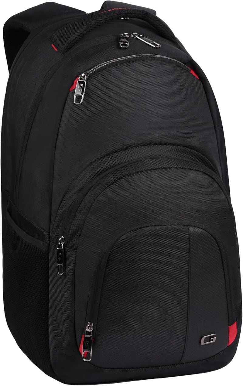 Gear Climber 35L Large Water Resistant Business Laptop Backpack/Office Bag for Men/Women(Black) - Image 1