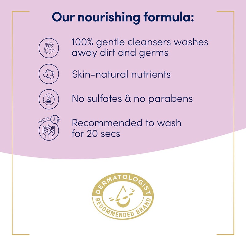 Dove Nourishing Foaming Hand Wash Touchless Dispenser Refill Lavender and Chamomile Moisturizing Hand Wash for Lasting Nourishment 10.1 oz 6-pack - Image 5