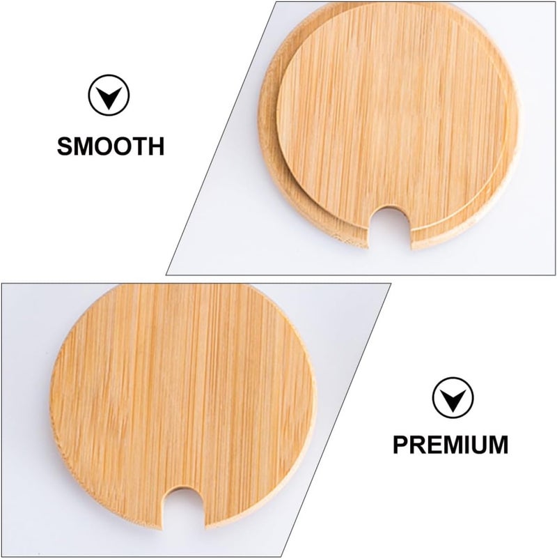 8pcs Lids for Wide Mouth Mason Jars, Glass Bottle Sealing Covers with 72mm Inner Diameter, Airtight Jar Sealers for Kitchen Storage and Canning - Image 3