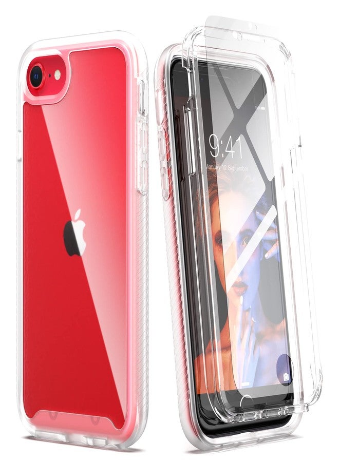 اي دي ويل جراب IDweel لهاتف iPhone SE 2020، وجراب لهاتف iPhone 8 و7 وSE 2022 (الجيل الثالث من SE)، غطاء شفاف نحيف ومتين مقاوم للصدمات مع واقي شاشة، غطاء هجين شديد التحمل ومقاوم للصدمات، شفاف - Image 1