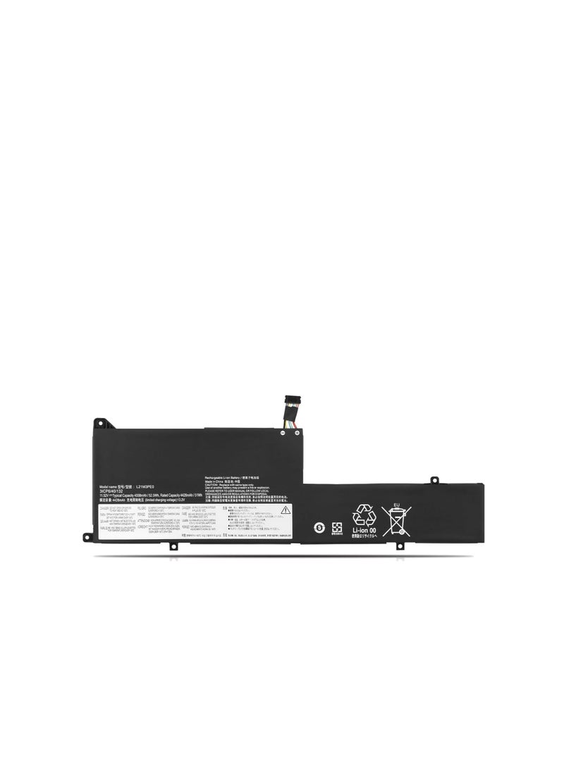 Terabyte بطارية لابتوب بديلة L21M3PE0 L21M3PE2 L21M3PE1 L21C3PE0 متوافقة مع Lenovo Flex 7-14IRU8 5-14ALC7 Ideapad Flex 5-14IAU7 5-14ALC7 5-14ABR8 5-14IRU8 5-16Iau7 5-7 16ALC7 5-16ABR8 (11.52V 52.5Wh) - Image 1