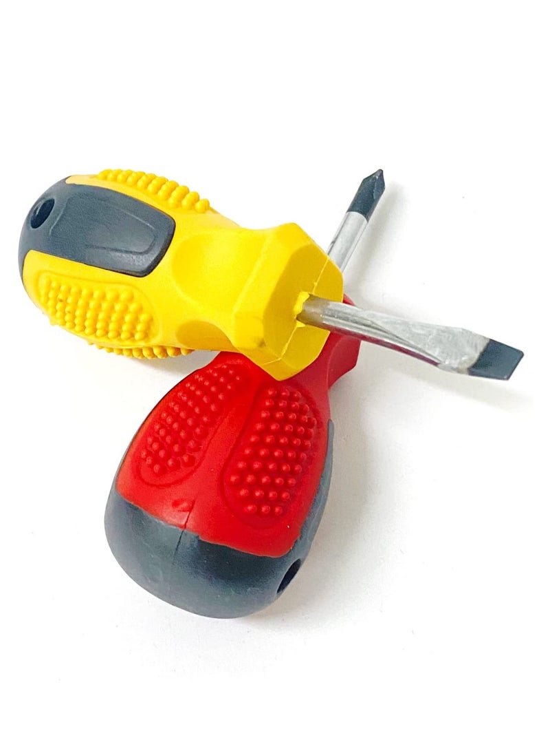 2 Piece Screwdriver Set Phillips Short Flat Screwdriver  - Image 2