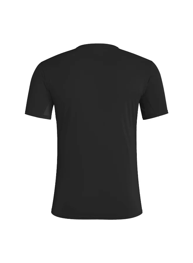 Adidas Adidas Adizero E Tee Black Running T-Shirts For Men XS