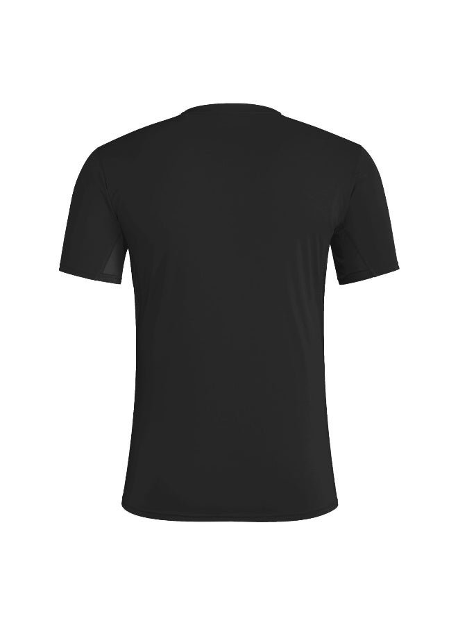 Adidas Adidas Adizero E Tee M Black Running T-Shirts For Men - Image 2
