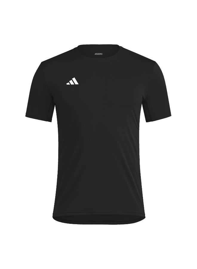 Adidas Adidas Adizero E Tee M Black Running T-Shirts For Men - Image 1