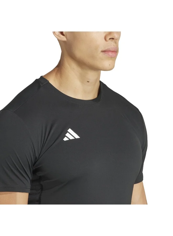 adidas تيشيرت أديداس أديزيرو إي للرجال - أسود