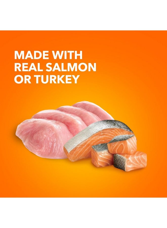 IAMS PERFECT PORTIONS Indoor Adult Grain Free* Wet Cat Food Pate Variety Pack, Salmon Recipe and Turkey Recipe, 2.6 oz. Easy Peel Twin-Pack Trays 24 Count, (Pack of 2) - Image 3