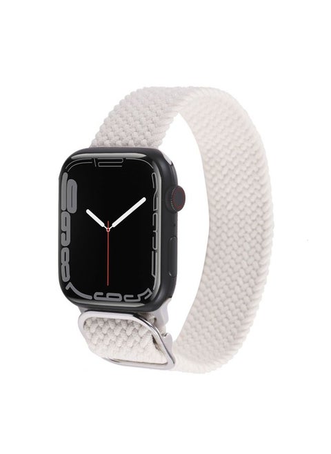 Replacement Strap Nylon Braid Strap Watch Band For Apple Watch Ultra 49mm&Watch Ultra 2 49mm / Series 9&8&7 45mm / SE 3&SE 2&6&SE&5&4 44mm / 3&2&1 42mm 12