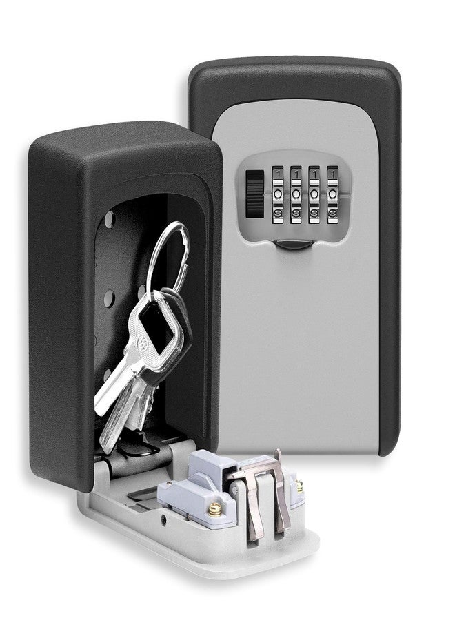 oddpod™ Combination Key Safe Box/Key Safe Lock Outdoor Storage Box with Code Combination Password Security Lock CH-801 (Grey) - Image 1