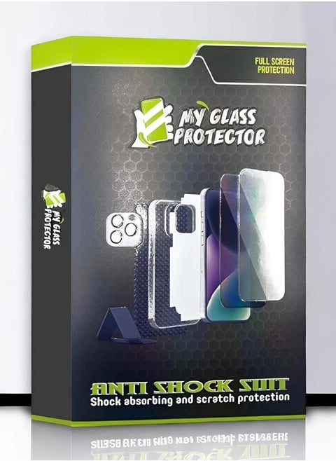 Full protection package for iPhone 15 Pro, protection case made of high-quality materials, screen protection and high definition HD, phone camera protection, maximum protection