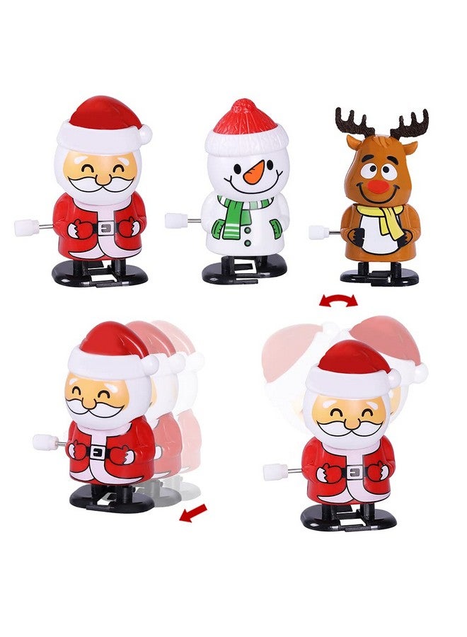 ماكس فن مجموعة من 12 قطعة من ألعاب حشو الجوارب التي تعمل باللف لهدايا حفلات الكريسماس (ألعاب الكريسماس التي تعمل باللف) - Image 4