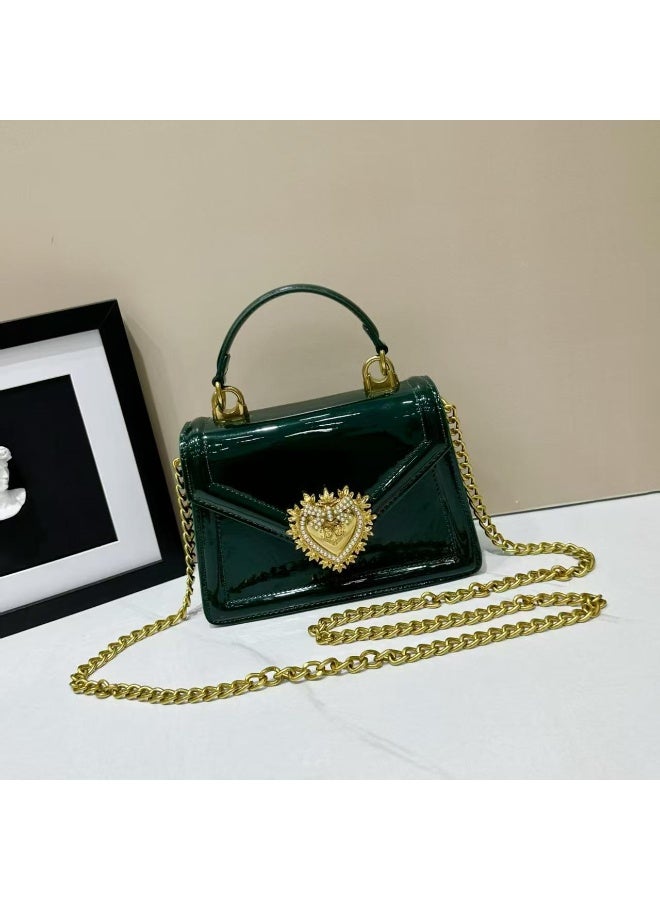 D&G Small Devotion top-handle bag (Green)