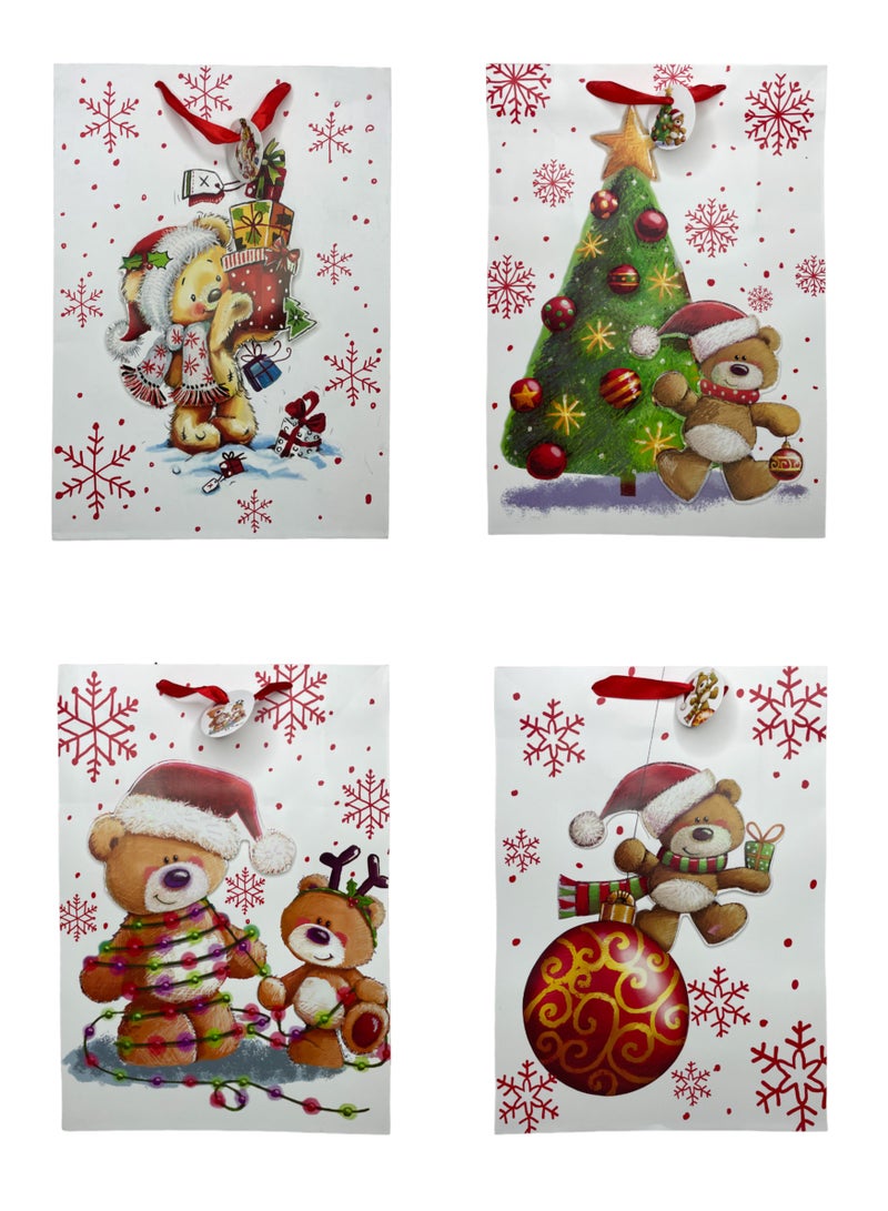 Share the Love Christmas Gift Bag (Large) - Assorted(Pack of 1) | Perfect for Gifting