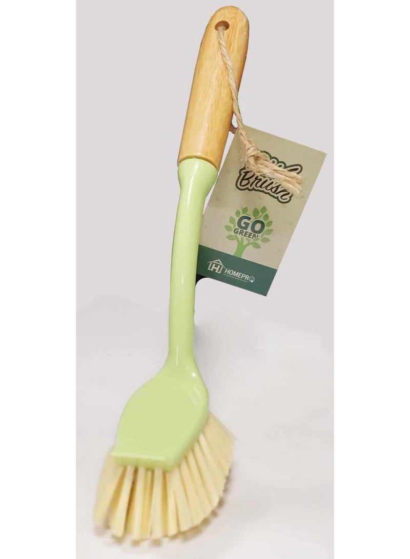 HomePro Go Green Bamboo Dish Brush - Image 1