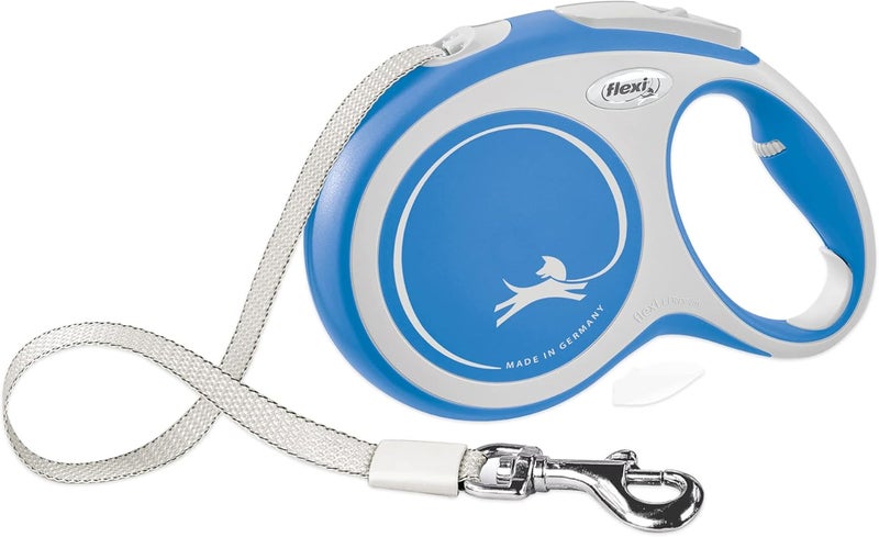 FLEXI New Comfort Retractable Dog Leash Tape for Dogs Up to 110 lbs 26 ft Large BluePastelGerman Quality Product - Image 1