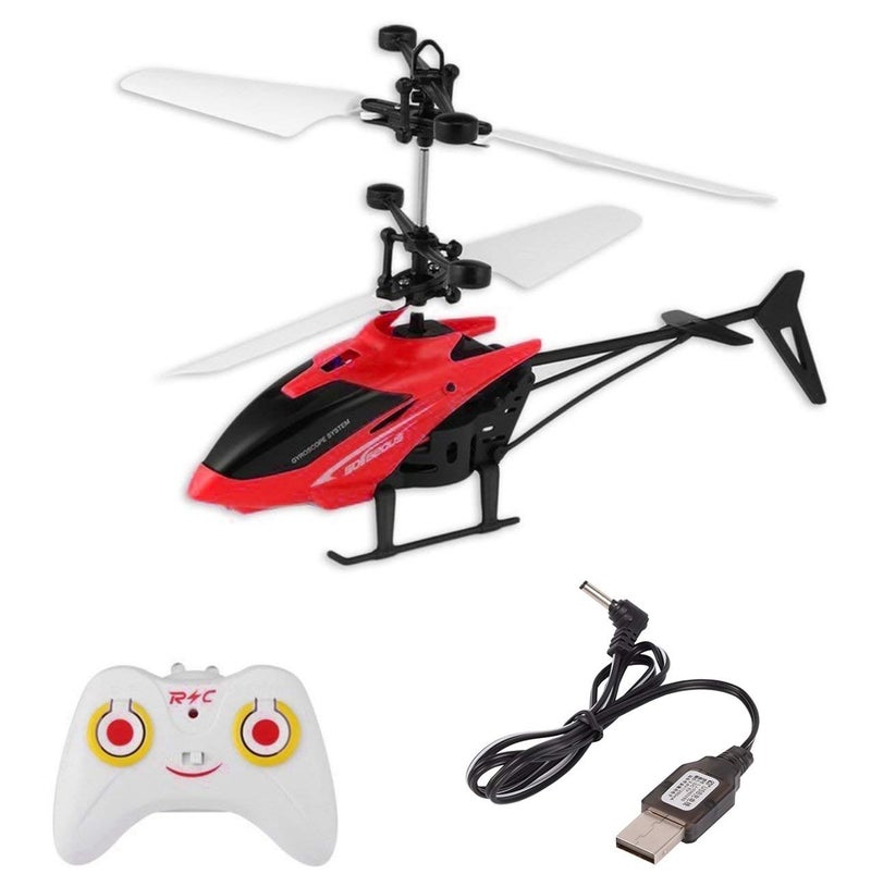 Magicwand Induction Type 2-in-1 INDOOR Helicopter with Remote【5 Yrs & Up】【Pack of 2】【Multi-Colored】 - Image 1