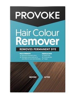 Provoke Hair color remover Max Strength removes permanent hair color to remove multicolor hair dye ammonia free and bleach free formulation white 1 piece  - Image 1