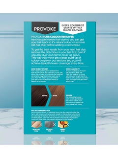 Provoke Hair color remover Max Strength removes permanent hair color to remove multicolor hair dye ammonia free and bleach free formulation white 1 piece  - Image 2