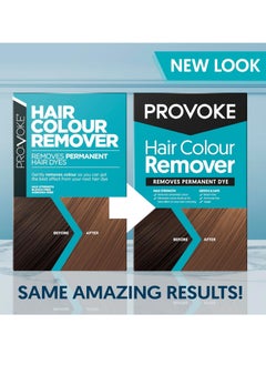 Provoke Hair color remover Max Strength removes permanent hair color to remove multicolor hair dye ammonia free and bleach free formulation white 1 piece  - Image 3