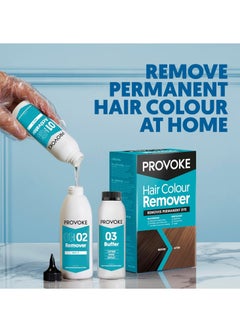 Provoke Hair color remover Max Strength removes permanent hair color to remove multicolor hair dye ammonia free and bleach free formulation white 1 piece  - Image 4