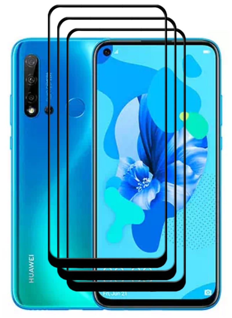 ACLIX 3 Pieces Antistatic ESD Dustproof Premium Quality High Definition Tempered Glass Screen Protector Designed For Huawei nova 5i - Image 1