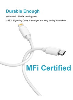 Generic iPhone 20W Fast Charger | USB C Wall Fast Charger with USB C to Lightning Cable Compatible with iPhone 14/14 Pro/14 Pro Max/13/12/SE2020/11/XR/XS Max/X/iPad  - Image 4