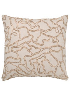 Beauenty Cushion cover, off-white/yellow-beige, 50x50 cm  - Image 1