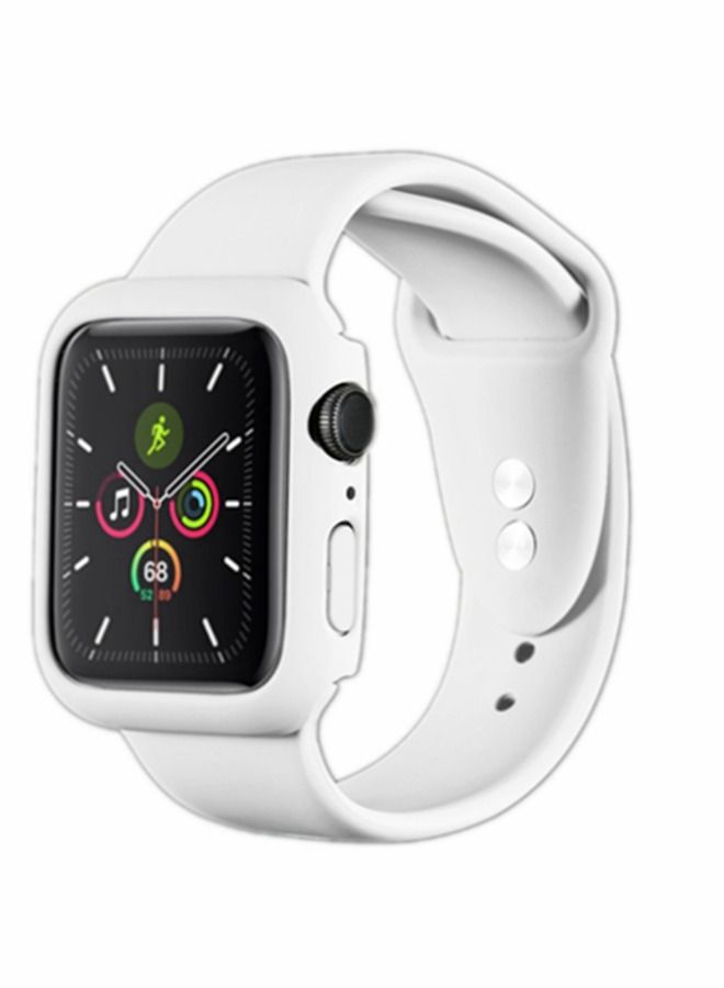 GULFLINK Silicone Watchbands 220mm Length with Protective Case Cover for Apple iWatch 7 45mm - Image 2