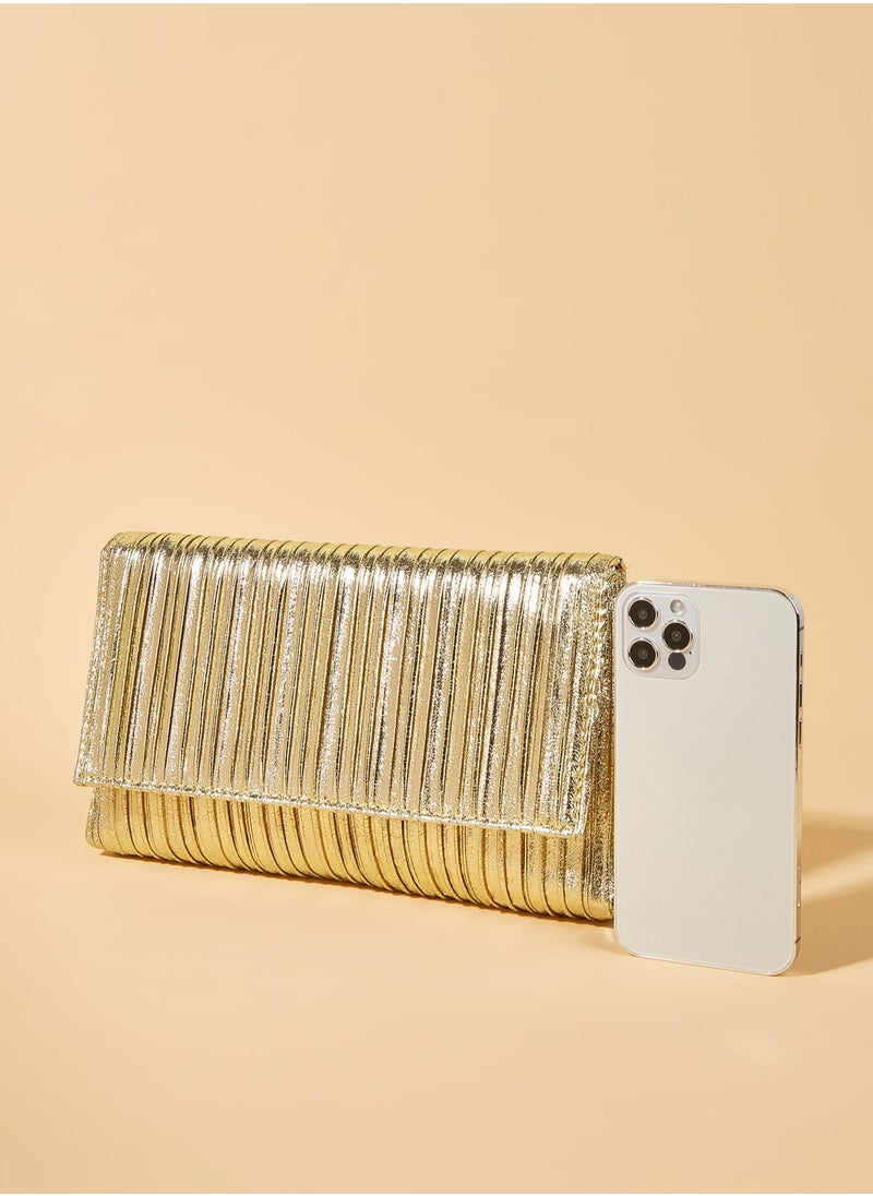 DUNISO - Women Shiny Glitter Evening Clutch Envelope Handbag Chain Purse for Wedding Formal Cocktail Party - Image 1