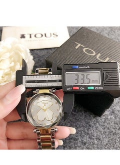 Tous New round turntable girls boys watch trend turntable fashion watch versatile alloy with quartz watch  - Image 5